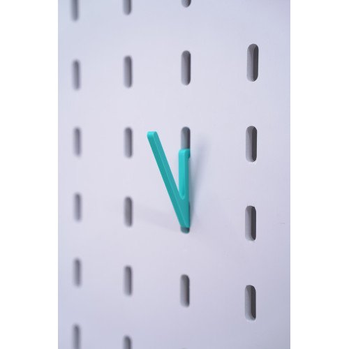 Hanga Crochet V — Lot de 10 Crochets Angulaires pour Panneaux Pegboard Hanga