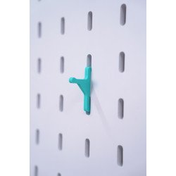Hanga Crochet P — Lot de 10 Crochets à Cheville pour Panneaux Pegboard Hanga
