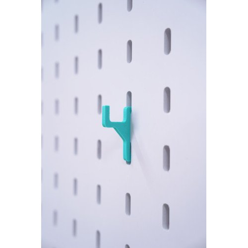 Hanga Crochet L — Lot de 10 Crochets Droits pour Panneaux Pegboard Hanga Hanga Crochet L — Lot de 10 Crochets Droits pour Panneaux Pegboard Hanga